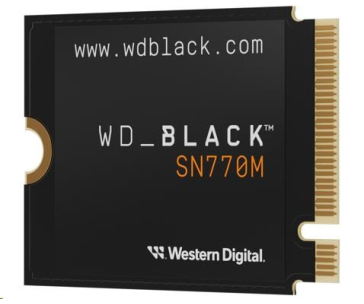 WD BLACK SSD NVMe 2TB PCIe SN 770M, Gen4 8 Gb/s, (R:5150, W:4900MB/s) M.2 2230-S3-M