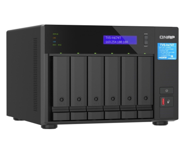 QNAP TVS-h674T-i5-32G (6C/i5-12400/4,4GHz/32GBRAM/6xSATA/2x2,5GbE/2xM.2/3xUSB3.2/1xHDMI/2xTB/2xPCIe)