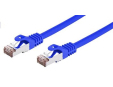 C-TECH kabel patchcord Cat6, FTP, modrý, 2m