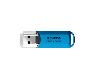 ADATA Flash Disk 64GB C906, USB 2.0, modrá