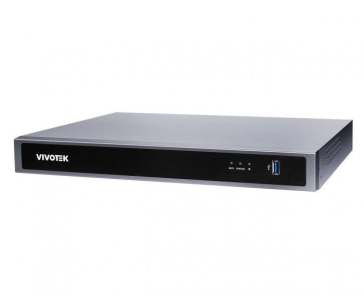 Vivotek NVR ND9426P, NVR 16 PoE (max.200W) kanálů, propustnost IN/OUT max. 192Mbps/224Mbps, 2x HDD, H.265, RAID 0,1