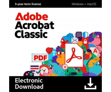 Acrobat Classic 2024 for ENT MP ML EDU Online FRL Term License (Set up as 36 month) 1 User, Level 1, 1-9