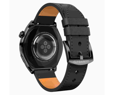 Garett Smartwatch V12 Black leather