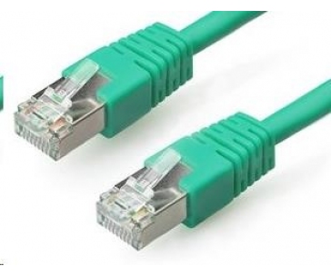 GEMBIRD kabel patchcord CAT6 stíněný FTP 1m, zelený