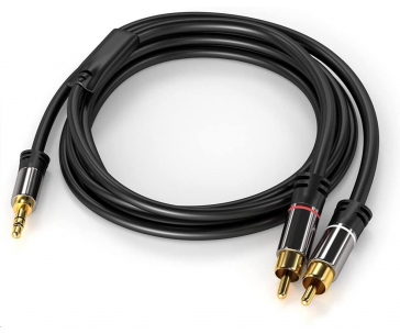 PREMIUMCORD kabel, Jack 3.5mm-2xCINCH M/M 3m