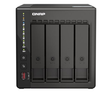 QNAP TS-453E-8G (4C/CeleronJ6412/2,6GHz/8GBRAM/4xSATA/2xM.2/2x2,5GbE/2xUSB2.0/2xUSB3.2/2xHDMI)