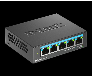 D-Link DMS-105/E 5-Port Multi-Gigabit Unmanaged Switch