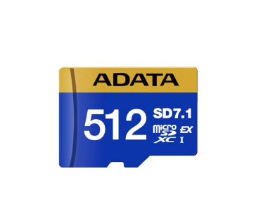 ADATA MicroSDXC karta 512GB Premier Extreme SD7.1, U3, C10, V30 (R:800/W:700 MB/s)