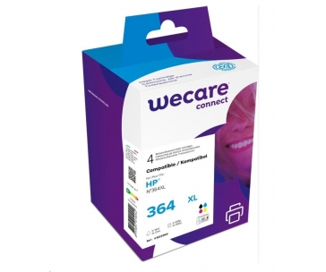 WECARE ARMOR cartridge pro HP Photosmart C5380,5510, 5515, C6380, černá/black+1C+1M+1Y/HC, 1x19/3x12ml