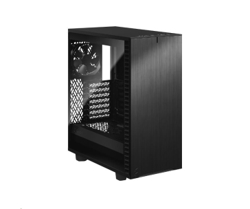 FRACTAL DESIGN skříň Define 7 Compact Black TG light, USB 3.1 Type-C, 2x USB 3.0, bez zdroje, mATX