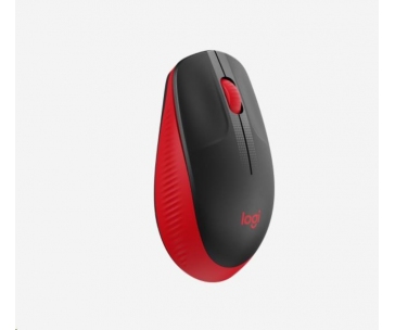 Logitech Wireless Mouse M190 Full-Size, red