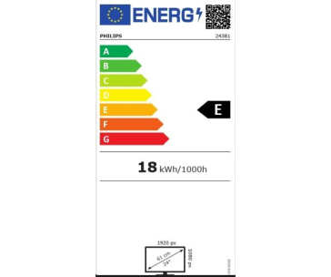 Philips MT IPS LED 23,8" 243B1/00 - IPS panel, 1920x1080, HDMI, DP, USB-C, RJ45, repro, pivot