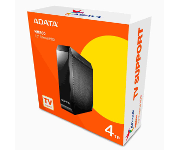 ADATA Externí HDD 4TB HM800, USB Micro-B, USB 3.2, černá