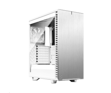 FRACTAL DESIGN skříň Define 7 Compact White TG Clear, USB 3.1 Type-C, 2x USB 3.0, bez zdroje, mATX