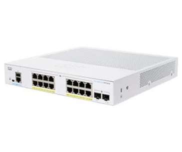 Cisco switch CBS350-16FP-2G-UK (16xGbE,2xSFP,16xPoE+,240W,fanless) - REFRESH