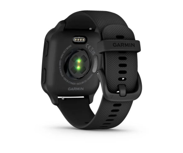 Garmin Venu Sq 2 Music, Slate / Black silicone band