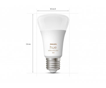 PHILIPS Hue White and Color Ambiance 6.5W 800 E27 3ks