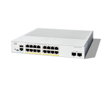 Cisco Catalyst switch C1200-16P-2G (16xGbE,2xSFP,16xPoE+,120W,fanless) - REFRESH