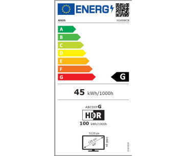 ASUS LCD 49" XG49WCR 5120x1440 ROG STRIX curved 165Hz DP HDMI USB-C-VIDEO+95W KVM dvě zařízení, RJ45, GAMING ulltra wide