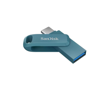 SanDisk Flash Disk 256GB Ultra Dual Drive Go, USB-C 3.2, Modrá