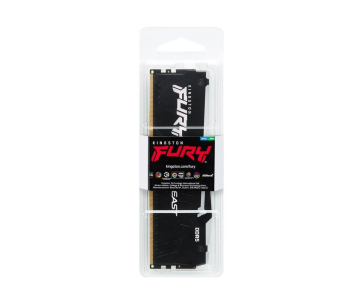 KINGSTON DIMM DDR5 16GB 6000MT/s CL30 Non-ECC FURY Beast RGB XMP, Černá