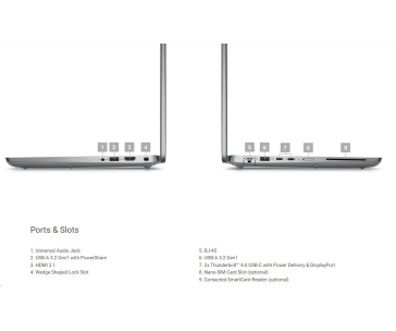 DELL NTB Latitude 5450/U5 135U/16GB/512GB SSD/14" FHD Touch/IR Cam & Mic/FgrPr/SmtCd/Backlit Kb/W11 Pro/3Y PS NBD