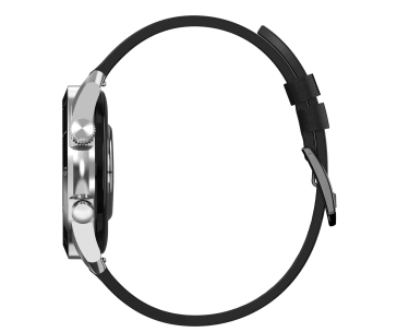 Garett Smartwatch V10 Silver-black leather