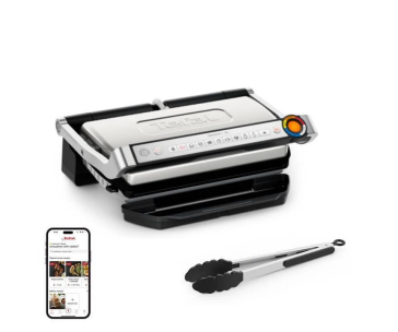 Tefal OptiGrill+ XL GC728D10 inteligentní gril, 9 programů, ukazatel propečení, měření tloušťky, odkapávací nádoba