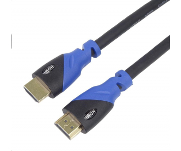 PREMIUMCORD Kabel HDMI - Ultra HDTV, 0.5m (Color, zlacené konektory)