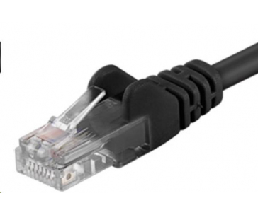 PREMIUMCORD Patch kabel UTP RJ45-RJ45 CAT5e 0.5m černá