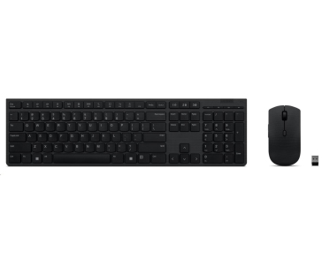 LENOVO klávesnice a myš bezdrátová Professional Wireless Rechargeable Keyboard and Mouse Combo - Czech/Slovak