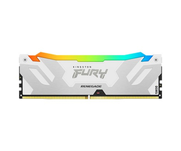 KINGSTON DIMM DDR5 16GB 7600MT/s CL38 FURY Renegade RGB White XMP