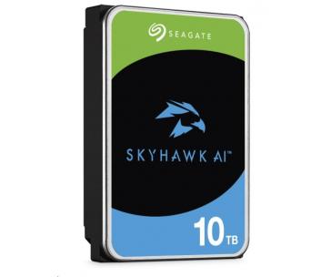 SEAGATE HDD 10TB SKYHAWK AI, 3.5", SATAIII, 7200 RPM, Cache 256MB, s R/V Senzorem