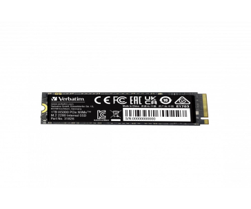 VERBATIM SSD Vi5000 Internal PCIe NVMe M.2 SSD 1TB , W 4500/ R 5000 MB/s