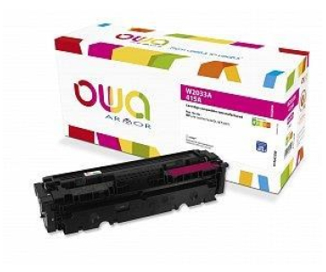 OWA Armor toner pro HP Laserjet M 450, 454, 455, 470, 479, 2100 stran, W2033A, magenta/červená