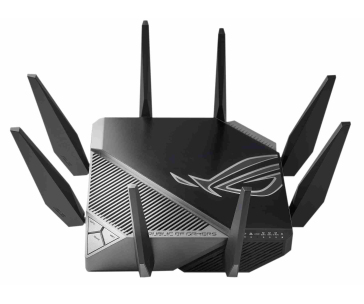 ASUS ROG Rapture GT-AX11000 (AXE11000) WiFi 6E Extendable Gaming Router, 2.5G port, Aimesh, 4G/5G Mobile Tethering