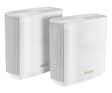 ASUS ZenWiFi XT9 2-pack Wireless AX7800 Tri-band Mesh WiFi 6 System, white