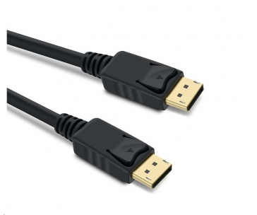 PREMIUMCORD Kabel DisplayPort 1.4 přípojný kabel M/M, zlacené konektory, 0,5m