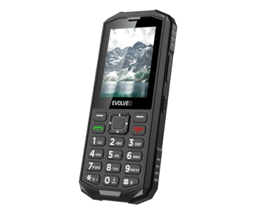 EVOLVEO StrongPhone X5, vodotěsný odolný Dual SIM telefon, černo-šedá