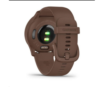 Garmin vívomove Sport pouzdro Ivory, silikonový řemínek Peach Gold, EU