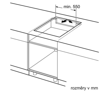 Bosch Serie 4 PUE611BB5E indukční varná deska, 4600 W, 4 varné zóny, časovač, 17 stupňů výkonu, černá