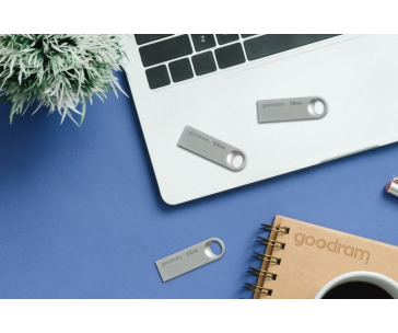 GOODRAM Flash Disk UNO3 128GB, USB 3.2 Gen1, stříbrná