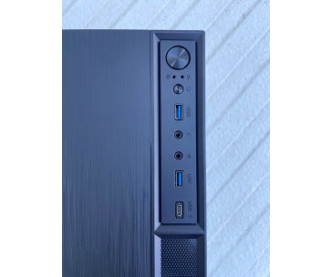 EUROCASE skříň MC MF-320B, Micro Tower, 1xUSB-C, 2xUSB 3.0, 2x audio, bez zdroje