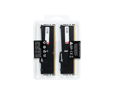 KINGSTON DIMM DDR5 64GB (Kit of 2) 6400MT/s CL32 Non-ECC FURY Beast RGB EXPO, Černá