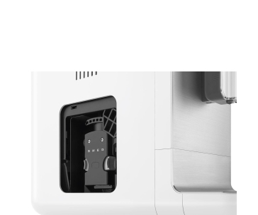 SMEG BCC12WHMEU automatický kávovar, 1350 W, 19 bar, vestavěný mlýnek, 1.4 l nádoba na vodu, bílá