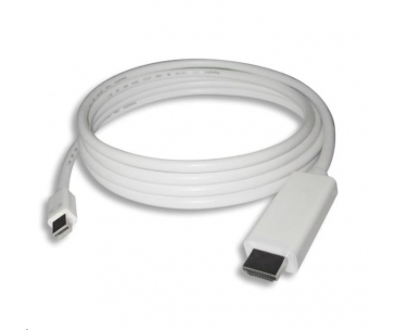 PREMIUMCORD Kabel mini DisplayPort 1.2 na HDMI 2.0, pro rozlišení 4Kx2K@60Hz, 1m