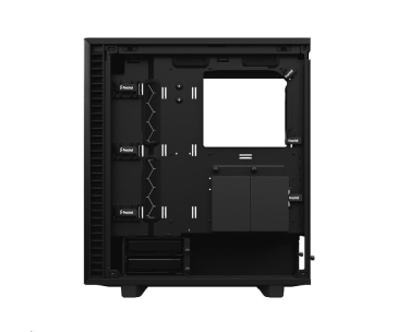 FRACTAL DESIGN skříň Define 7 Compact Black TG light, USB 3.1 Type-C, 2x USB 3.0, bez zdroje, mATX