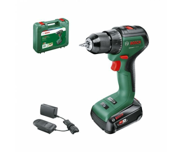 BOSCH UniversalDrill 18V-60 akumulátorový vrtací šroubovák, 60 Nm, 13mm rychloupínací sklíčidlo, 1x akumulátor PBA 18V 2