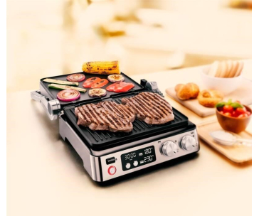 Braun Multigrill 7 CG7044 elektrický kontaktní gril, 2000 W, odkapávací nádoba na tuk, termostat, mobilní aplikace