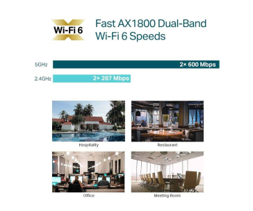 TP-Link EAP613(5-pack) OMADA WiFi6 AP (AX1800,2,4GHz/5GHz,1xGbELAN,1xPoE-in)